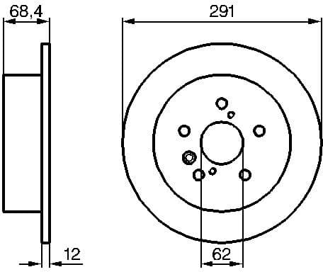 Brake Disc 0986479200 - image 2