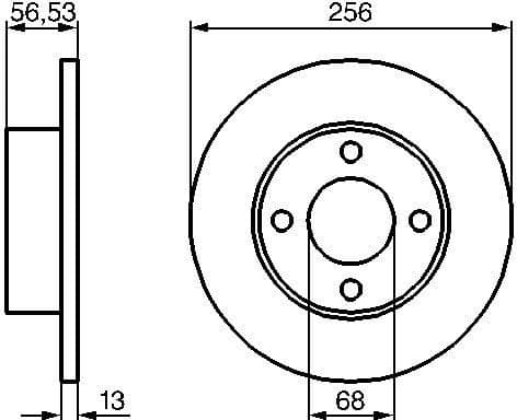 Brake Disc 0986478130 - image 2