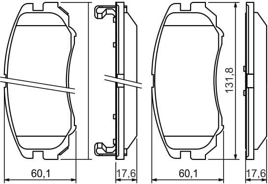 Brake Pad Set, disc brake 0986424815 - image 11
