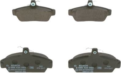 Brake Pad Set, disc brake 0986424092 - image 2