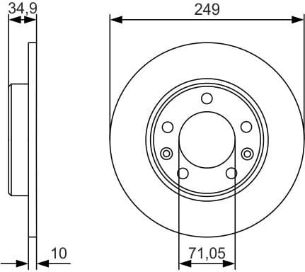 Brake Disc 0986479C23 - image 9