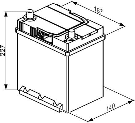 Starter Battery S4 0 092 S40 300 - image 13