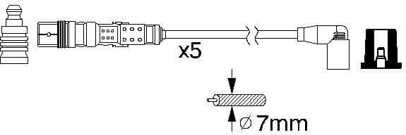 Ignition Cable Kit 0986356318 - image 10