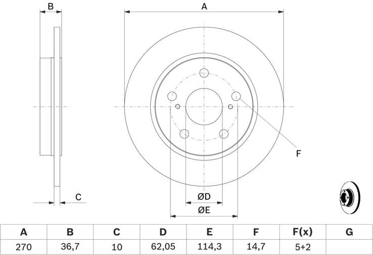 Brake Disc 0986479519 - image 10