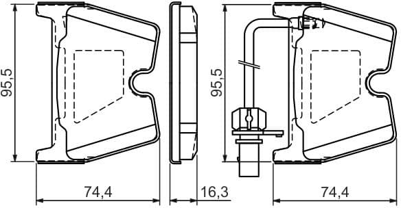 Brake Pad Set, disc brake 0986494216 - image 14