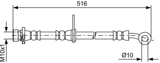 Brake Hose 1 987 481 730 - image 2