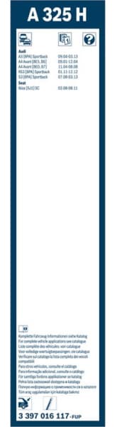 Wiper Blade Rear Aerotwin 3397016117 - image 12