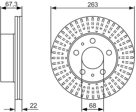 Brake Disc 0986479480 - image 2