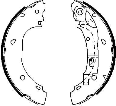 Brake Shoe Set 0986487701 - image 7