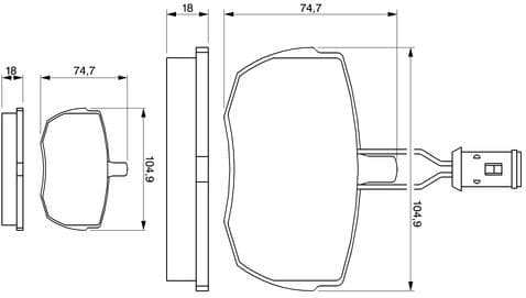 Brake Pad Set, disc brake 0986424044 - image 12