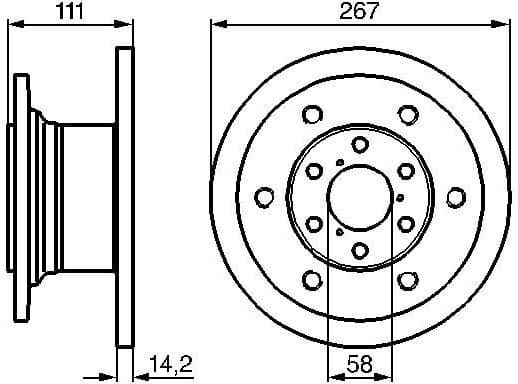 Brake Disc 0986478742 - image 2