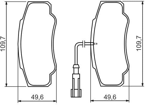 Brake Pad Set, disc brake 0986494391 - image 14