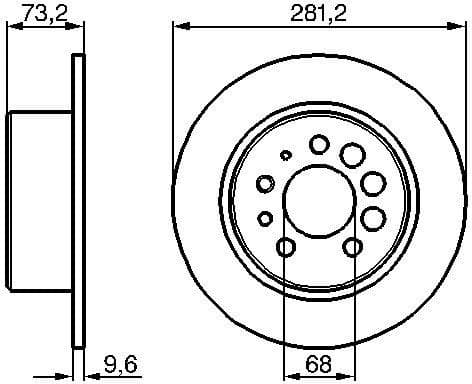 Brake Disc 0986478143 - image 2