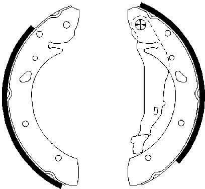 Brake Shoe Set 0986487572 - image 7
