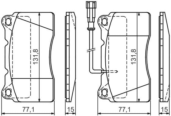 Brake Pad Set, disc brake 0986424577 - image 12