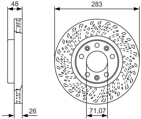 Brake Disc 0986479C35 - image 10