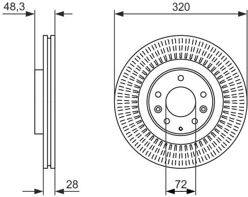 Brake Disc 0986479795 - image 6