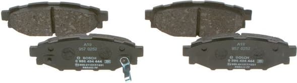 Brake Pad Set, disc brake 0986494444 - image 4