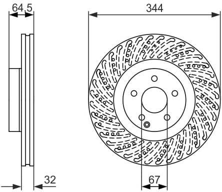 Brake Disc 0986479764 - image 6