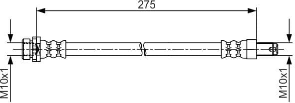 Brake Hose 1 987 481 704 - image 2