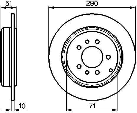 Brake Disc 0986478733 - image 6