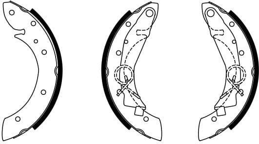 Brake Shoe Set 0986487552 - image 6