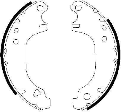 Brake Shoe Set 0986487274 - image 7