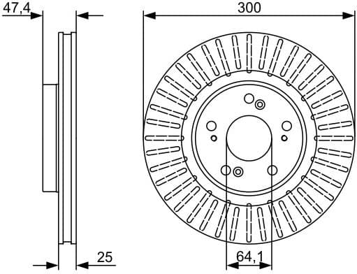 Brake Disc 0986479534 - image 3