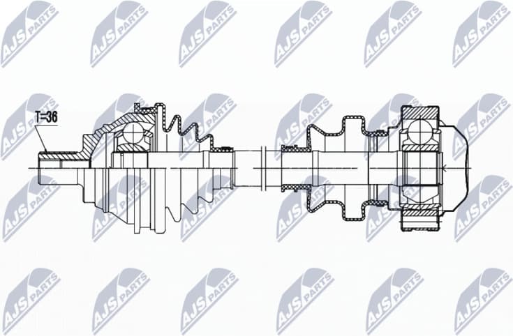 Drive Shaft NPW-VW-194