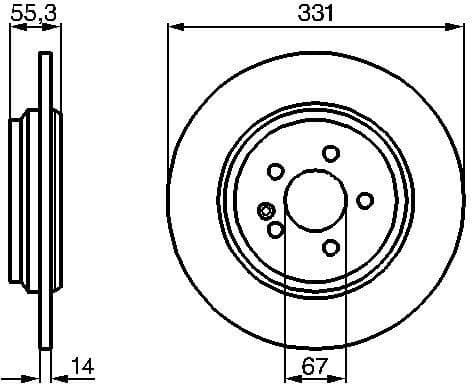 Brake Disc 0986478995 - image 6
