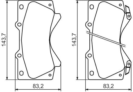 Brake Pad Set, disc brake 0986494449 - image 8