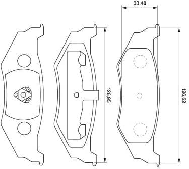 Brake Pad Set, disc brake 0986424585 - image 14