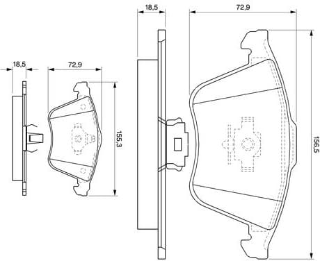 Brake Pad Set, disc brake 0986494077 - image 11