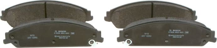 Brake Pad Set, disc brake 0986494483 - image 10