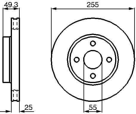 Brake Disc 0986479084 - image 2