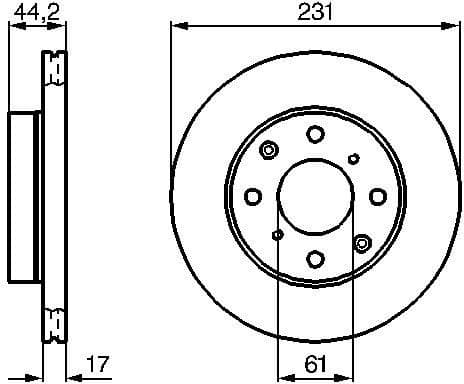 Brake Disc 0986478203 - image 2