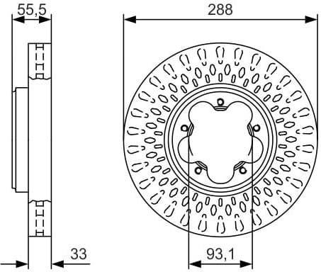 Brake Disc 0986479A49 - image 2