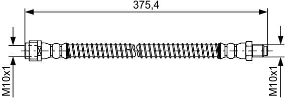 Brake Hose 1 987 481 575 - image 6