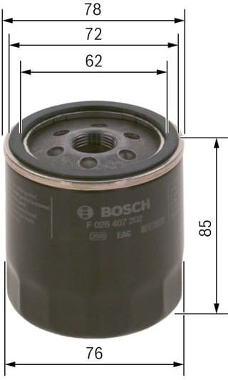 Oil Filter F 026 407 202 - image 10