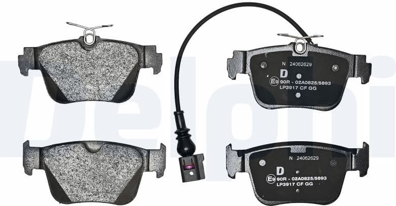 Brake Pad Set, disc brake LP3917 - image 2