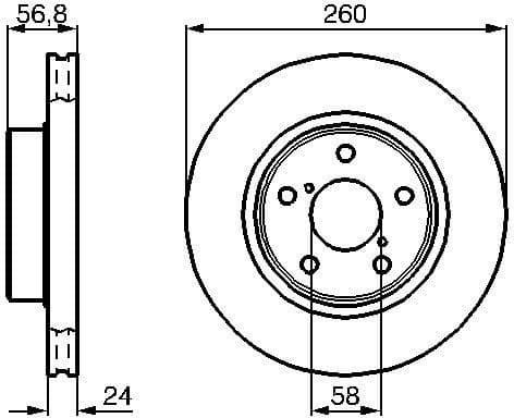 Brake Disc 0986478293 - image 3