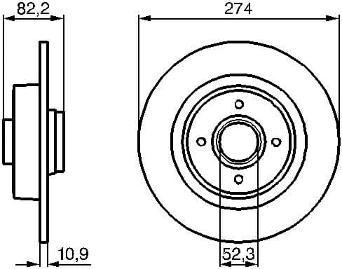 Brake Disc 0986479108 - image 2