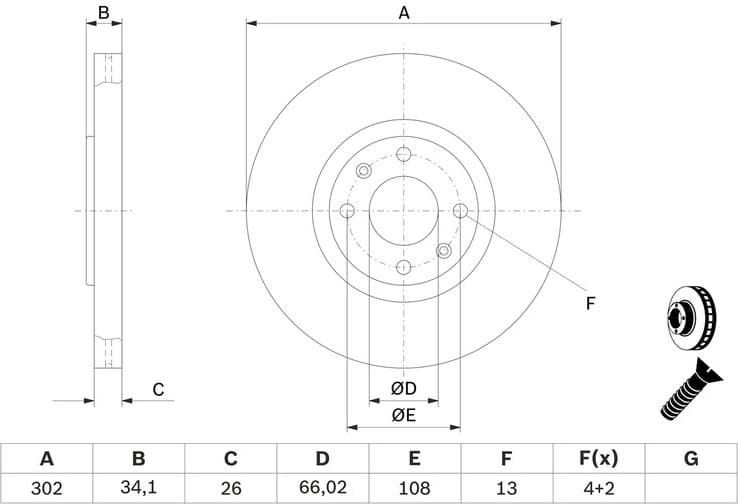 Brake Disc 0986479288 - image 10