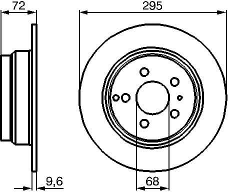 Brake Disc 0986478628 - image 9