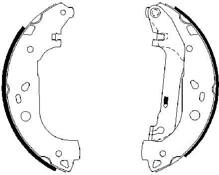 Brake Shoe Set 0986487667 - image 7