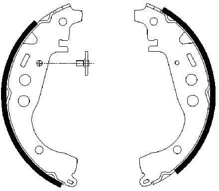 Brake Shoe Set 0986487589 - image 6