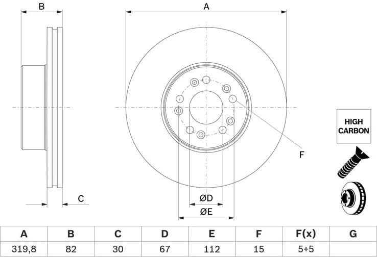 Brake Disc 0986478527 - image 10