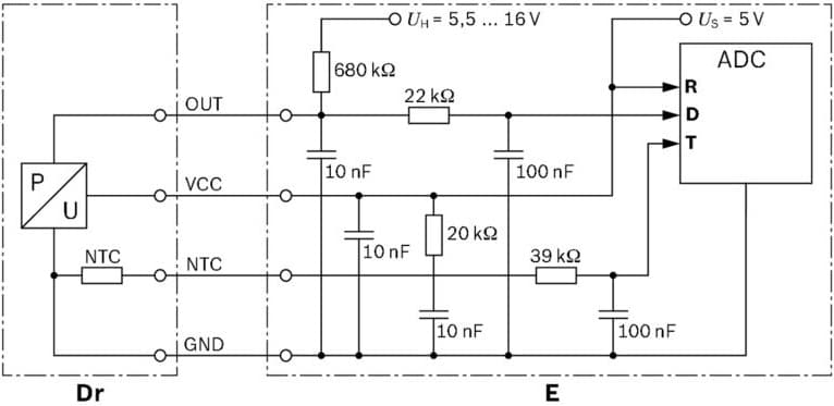 Sensor, fuel pressure 0261230093 - image 16