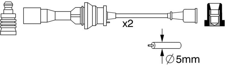 Ignition Cable Kit 0986357266 - image 10