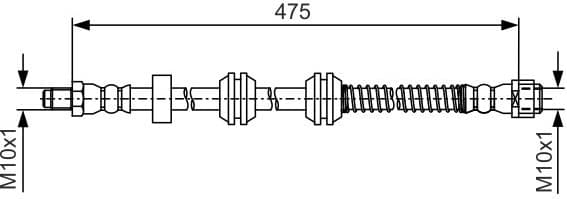 Brake Hose 1 987 481 A01 - image 2